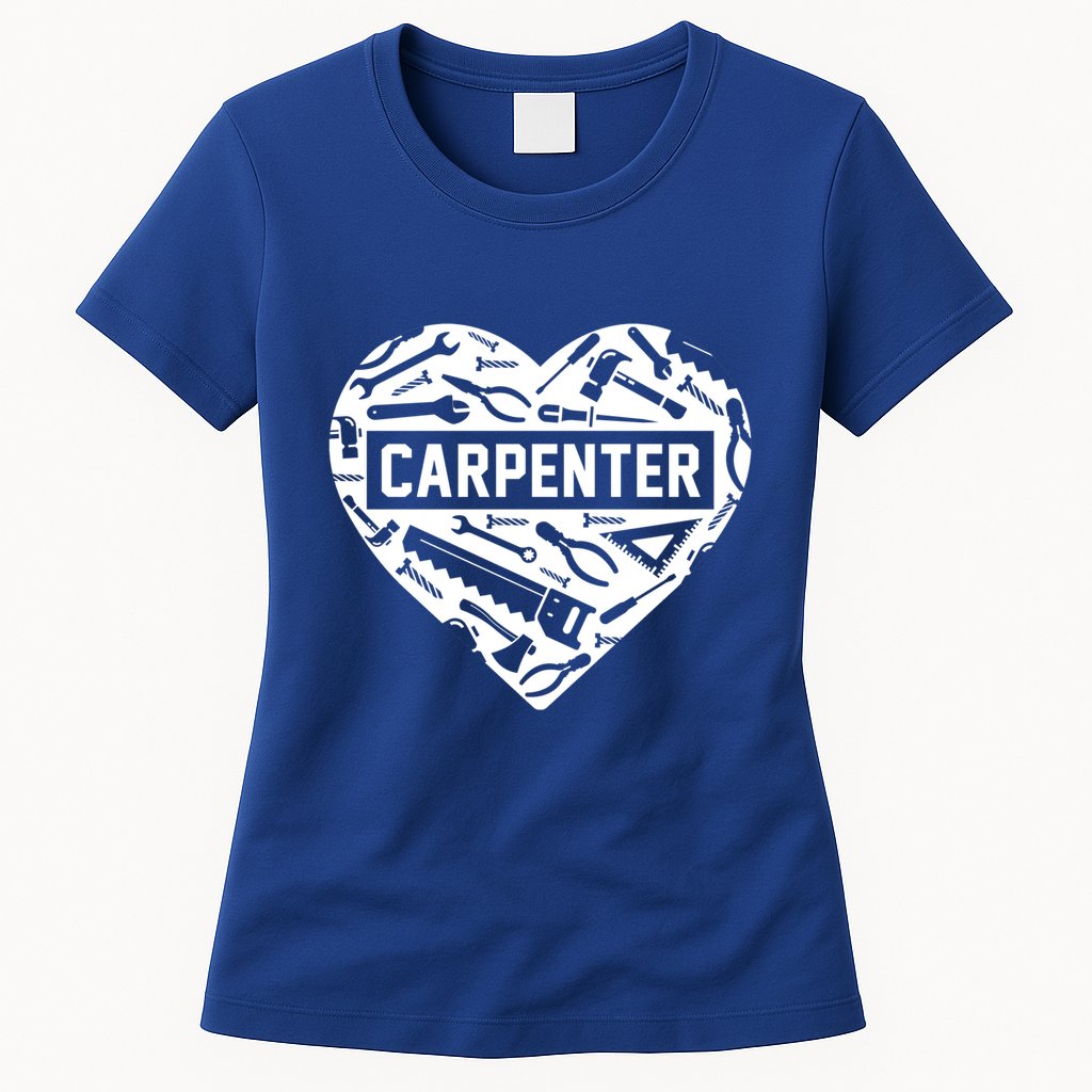 Funny Woodworking Dad Father Carpenter Carpenter Gift Womens T-Shirt