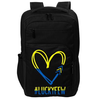 Funny World Down Syndrome Awareness Day 3 Arrows Lucky Few Tattoo Gifts Impact Tech Backpack