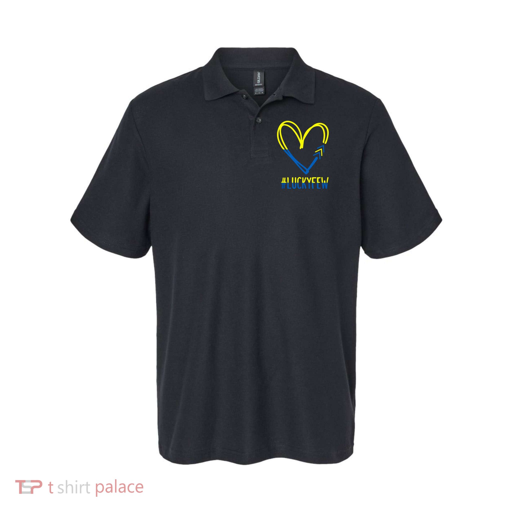 Funny World Down Syndrome Awareness Day 3 Arrows Lucky Few Tattoo Gifts Polo