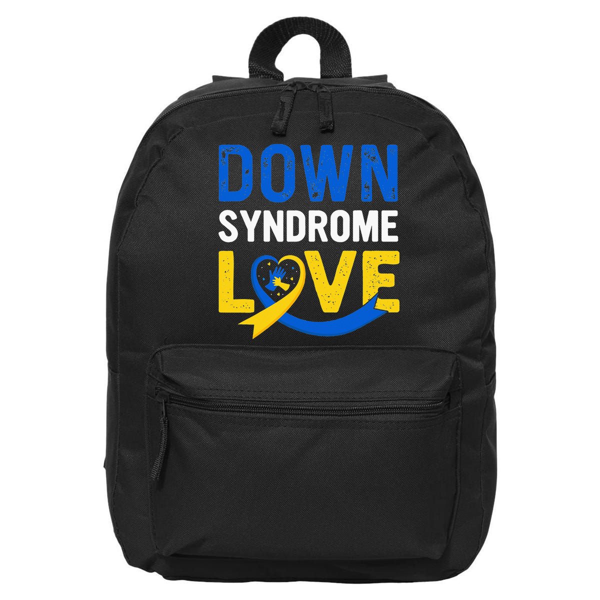 funny World Down Syndrome Day Awareness for mom 16 in Basic Backpack