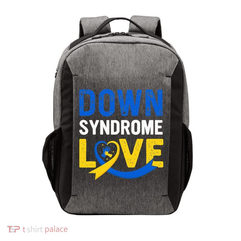 funny World Down Syndrome Day Awareness for mom Vector Backpack