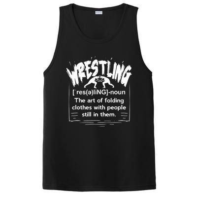 Funny Wrestling Definition Wrestler PosiCharge Competitor Tank