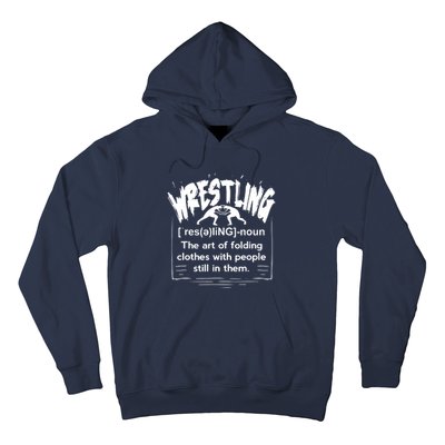 Funny Wrestling Definition Wrestler Hoodie