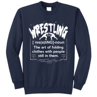 Funny Wrestling Definition Wrestler Sweatshirt