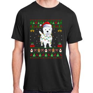 Funny Westie Dog Lover Xmas Santa Ugly Westie Christmas Gift Adult ChromaSoft Performance T-Shirt