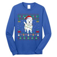 Funny Westie Dog Lover Xmas Santa Ugly Westie Christmas Gift Long Sleeve Shirt