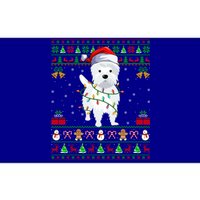 Funny Westie Dog Lover Xmas Santa Ugly Westie Christmas Gift Bumper Sticker