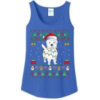 Funny Westie Dog Lover Xmas Santa Ugly Westie Christmas Gift Ladies Essential Tank