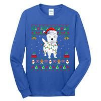 Funny Westie Dog Lover Xmas Santa Ugly Westie Christmas Gift Tall Long Sleeve T-Shirt