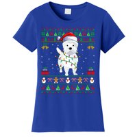 Funny Westie Dog Lover Xmas Santa Ugly Westie Christmas Gift Women's T-Shirt