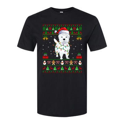 Funny Westie Dog Lover Xmas Santa Ugly Westie Christmas Gift Softstyle® CVC T-Shirt