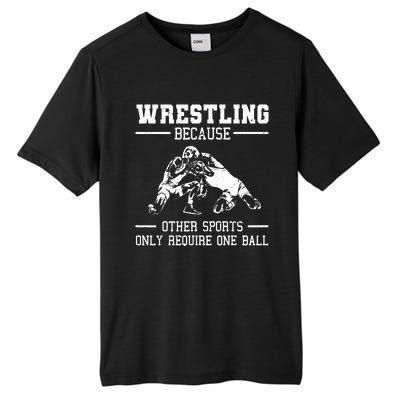 Funny Wrestling Design For Wrestle Athletes Tall Fusion ChromaSoft Performance T-Shirt