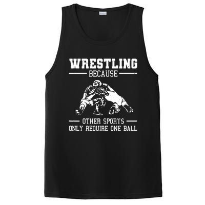 Funny Wrestling Design For Wrestle Athletes PosiCharge Competitor Tank