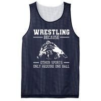 Funny Wrestling Design For Wrestle Athletes Mesh Reversible Basketball Jersey Tank