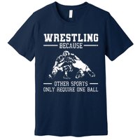 Funny Wrestling Design For Wrestle Athletes Premium T-Shirt