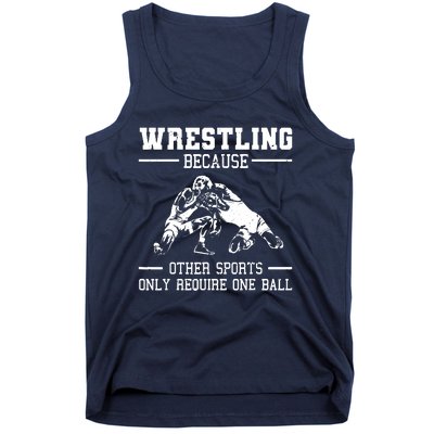 Funny Wrestling Design For Wrestle Athletes Tank Top