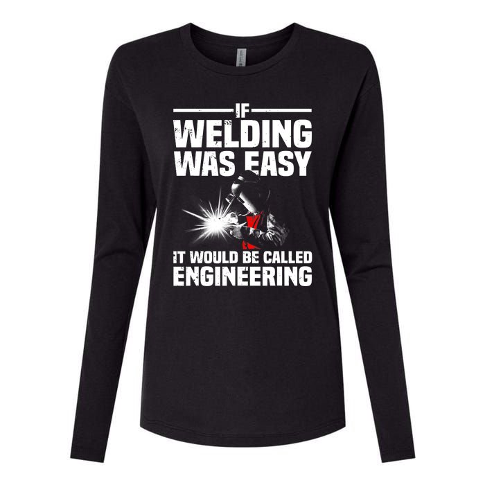 Funny Welding Design Welder Weld Welding Lover Womens Cotton Relaxed Long Sleeve T-Shirt