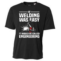 Funny Welding Design Welder Weld Welding Lover Cooling Performance Crew T-Shirt