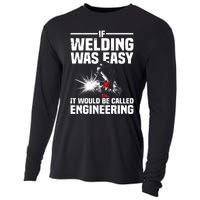 Funny Welding Design Welder Weld Welding Lover Cooling Performance Long Sleeve Crew