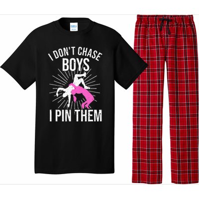 Funny Wrestling Designs For Women Wrestle Athlete Fans Pajama Set