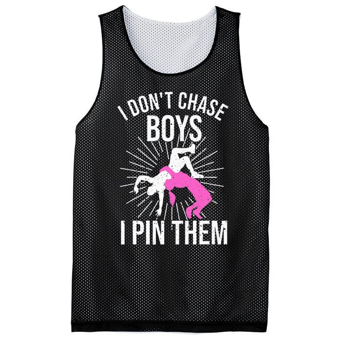 Funny Wrestling Designs For Women Wrestle Athlete Fans Mesh Reversible Basketball Jersey Tank