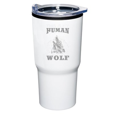 Funny Wolf Design Human Costume IM A Wolf Tumbler