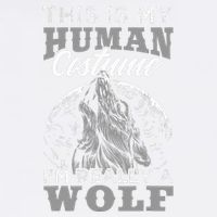 Funny Wolf Design Human Costume IM A Wolf Baby Bodysuit