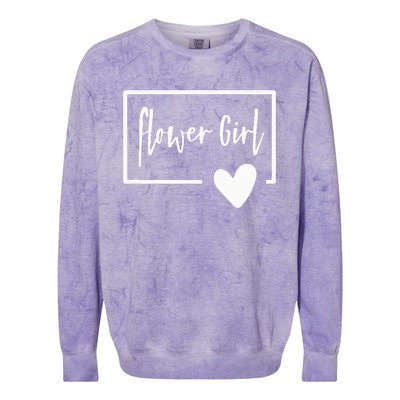 Flower Wedding Day Little Heart Colorblast Crewneck Sweatshirt