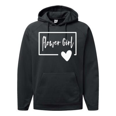 Flower Wedding Day Little Heart Performance Fleece Hoodie