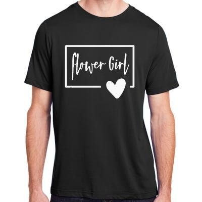 Flower Wedding Day Little Heart Adult ChromaSoft Performance T-Shirt