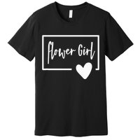 Flower Wedding Day Little Heart Premium T-Shirt