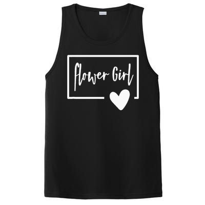 Flower Wedding Day Little Heart PosiCharge Competitor Tank