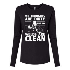 Funny Welding Designs For Dad Metal Workers Blacksmith Womens Cotton Relaxed Long Sleeve T-Shirt