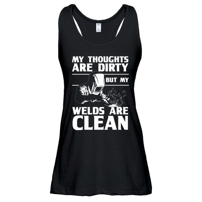 Funny Welding Designs For Dad Metal Workers Blacksmith Ladies Essential Flowy Tank