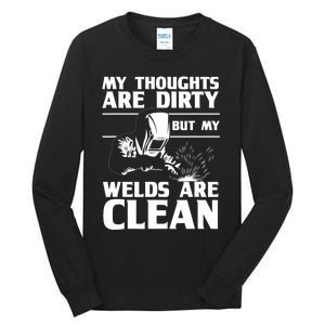 Funny Welding Designs For Dad Metal Workers Blacksmith Tall Long Sleeve T-Shirt