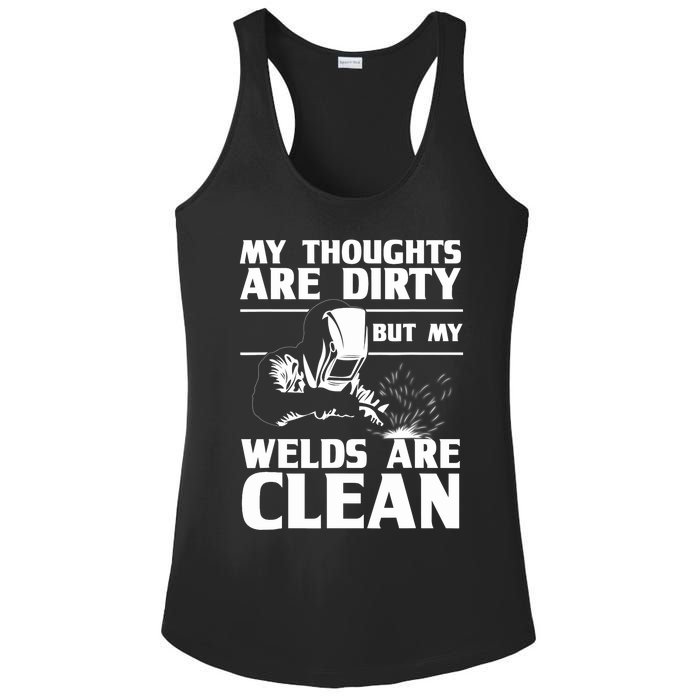 Funny Welding Designs For Dad Metal Workers Blacksmith Ladies PosiCharge Competitor Racerback Tank