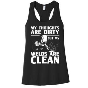 Funny Welding Designs For Dad Metal Workers Blacksmith Women's Racerback Tank