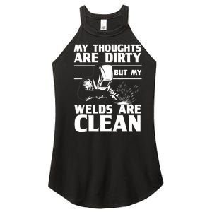 Funny Welding Designs For Dad Metal Workers Blacksmith Women's Perfect Tri Rocker Tank