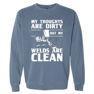 Funny Welding Designs For Dad Metal Workers Blacksmith Garment-Dyed Sweatshirt