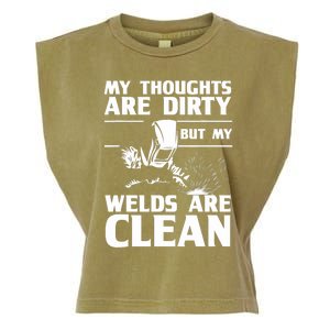 Funny Welding Designs For Dad Metal Workers Blacksmith Garment-Dyed Women's Muscle Tee