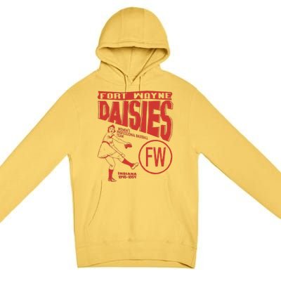 Fort Wayne Daisies Women Professional Baseball Team 1945 Premium Pullover Hoodie