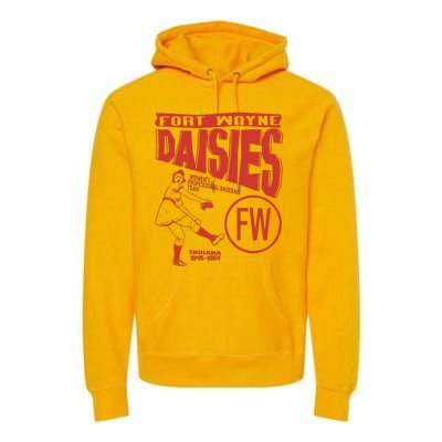 Fort Wayne Daisies Women Professional Baseball Team 1945 Premium Hoodie