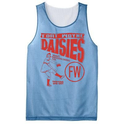 Fort Wayne Daisies Women Professional Baseball Team 1945 Mesh Reversible Basketball Jersey Tank