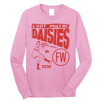 Fort Wayne Daisies Women Professional Baseball Team 1945 Long Sleeve Shirt