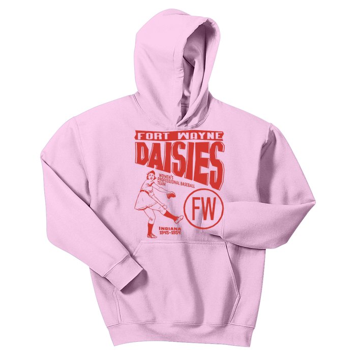 Fort Wayne Daisies Women Professional Baseball Team 1945 Kids Hoodie