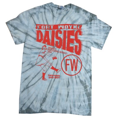 Fort Wayne Daisies Women Professional Baseball Team 1945 Tie-Dye T-Shirt