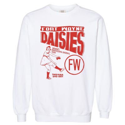 Fort Wayne Daisies Women Professional Baseball Team 1945 Garment-Dyed Sweatshirt