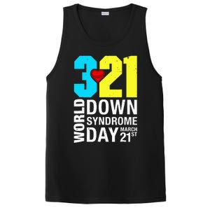 Funny World Down Syndrome Day March 21st PosiCharge Competitor Tank