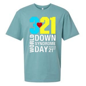 Funny World Down Syndrome Day March 21st Sueded Cloud Jersey T-Shirt