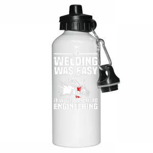 Funny Welding Design Welder Weld Welding Lover Aluminum Water Bottle